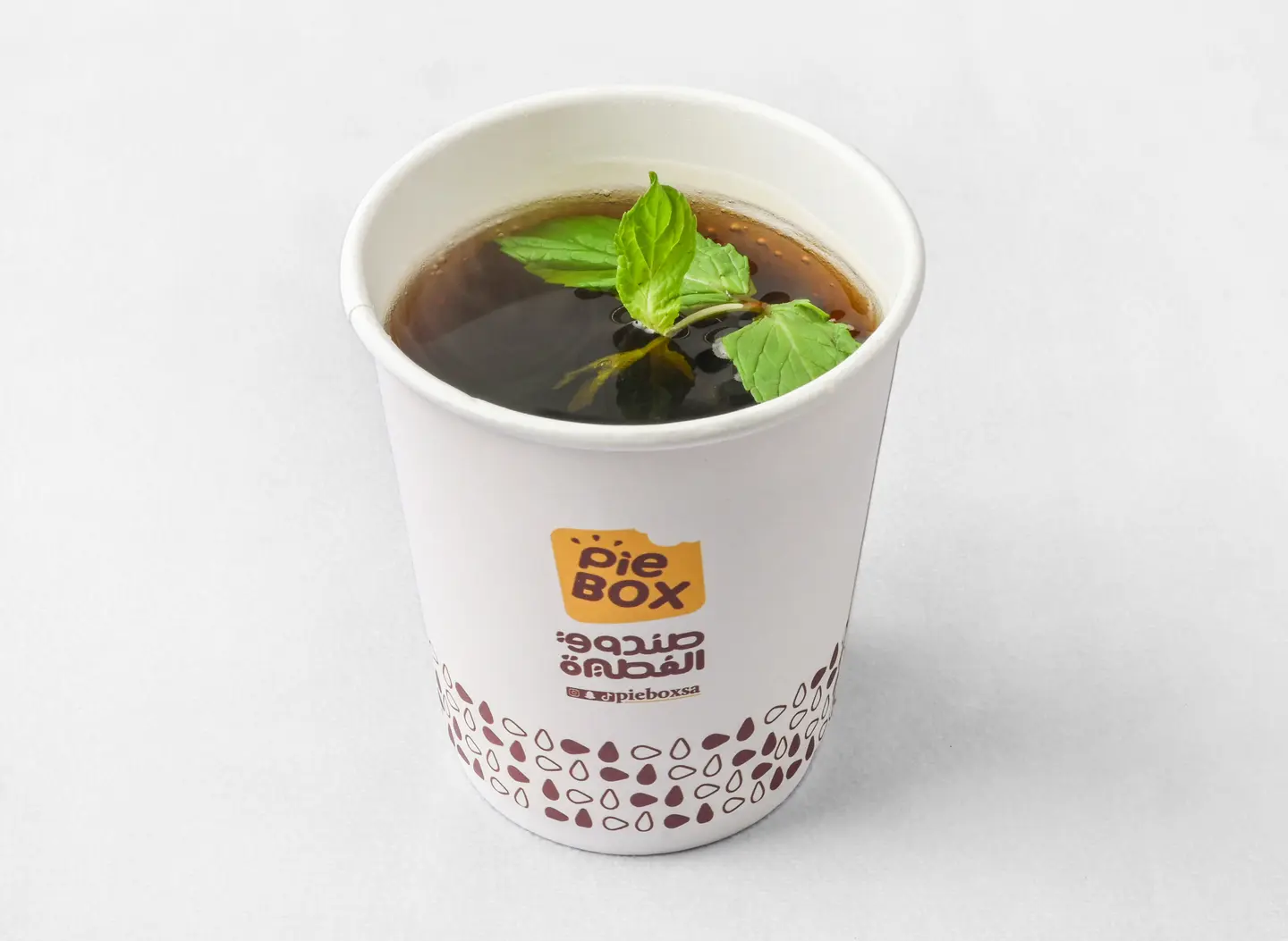 A Cup Of Mint With  Tea