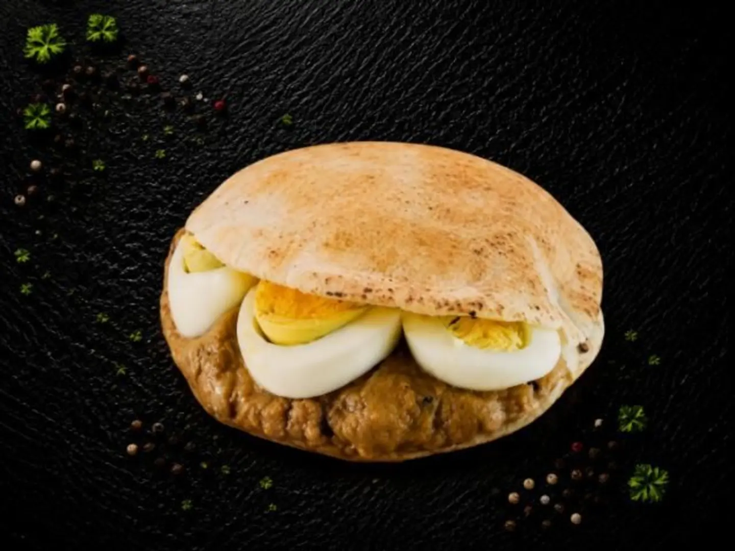 Fava Bean And Egg Sandwich