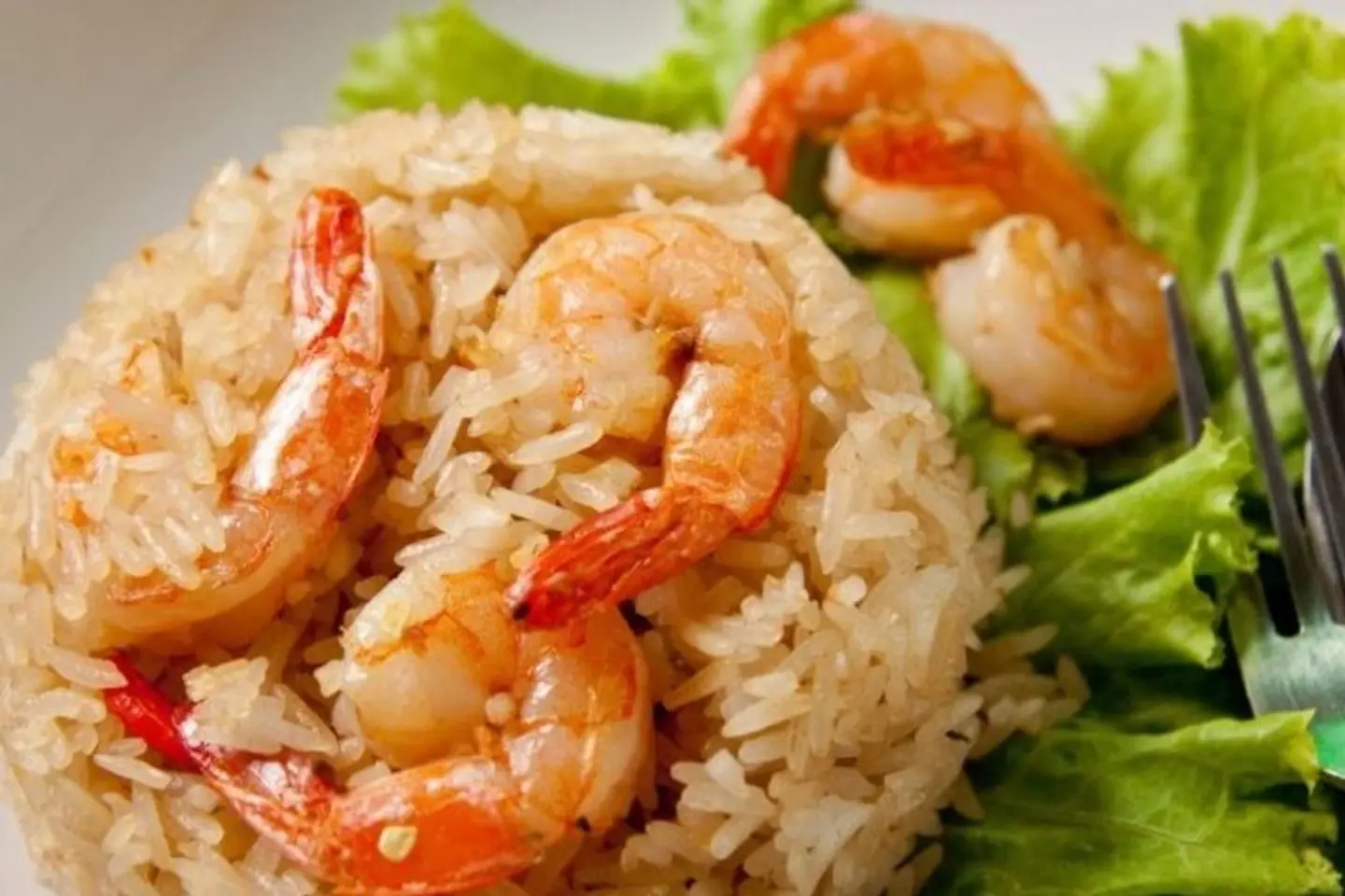 جمبري ريحان مع الأرز