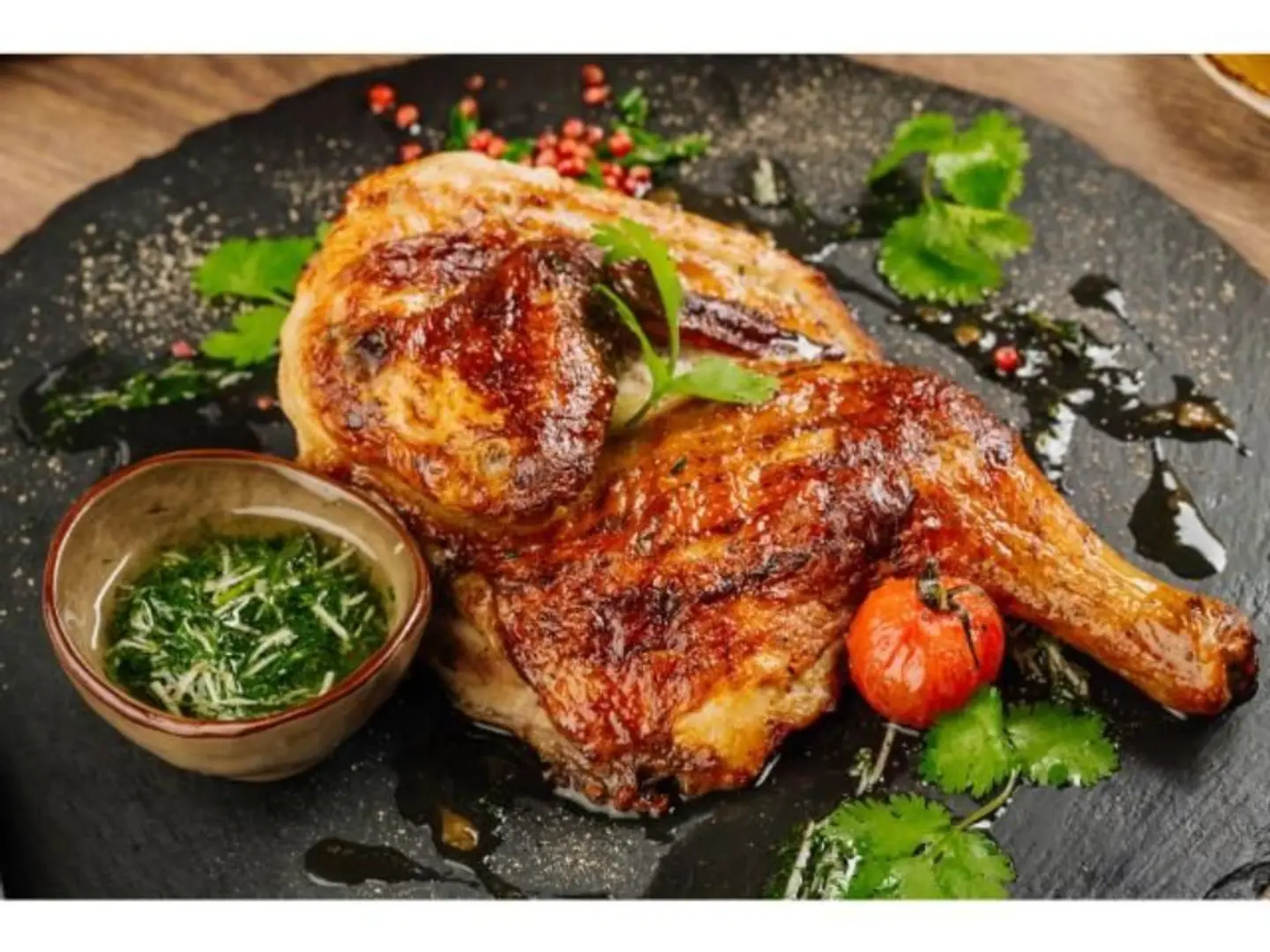 نصف دجاج فحم