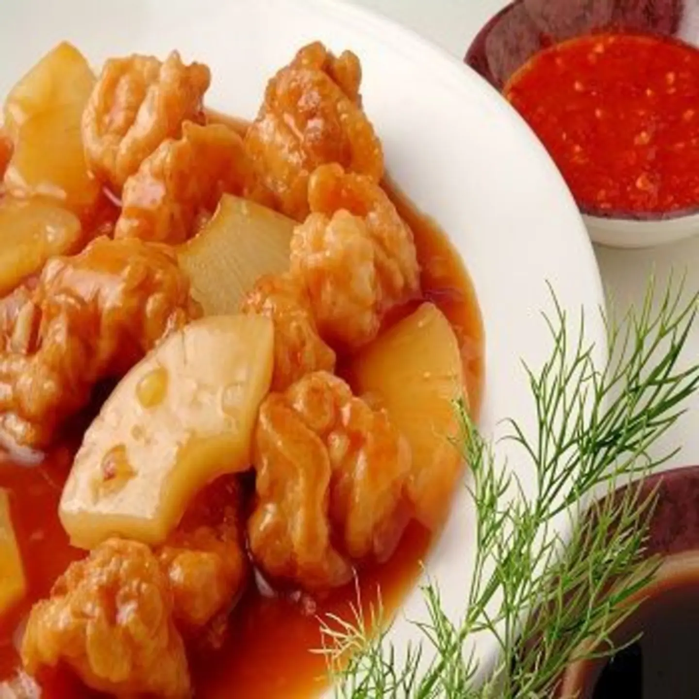 Shrimps W/ Pineapple