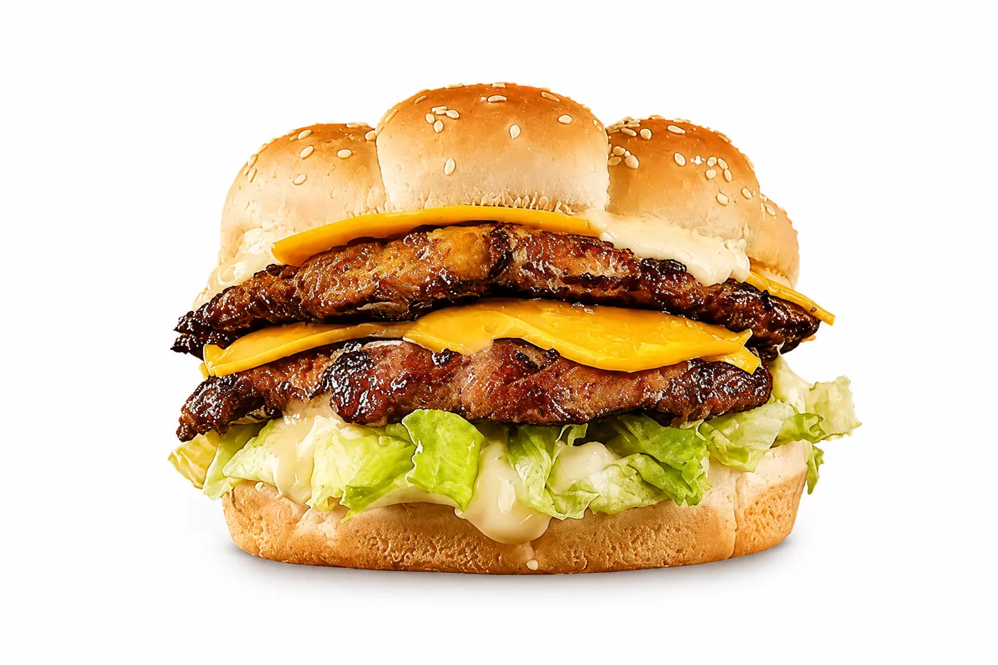 Double Grilled Chicken Burger