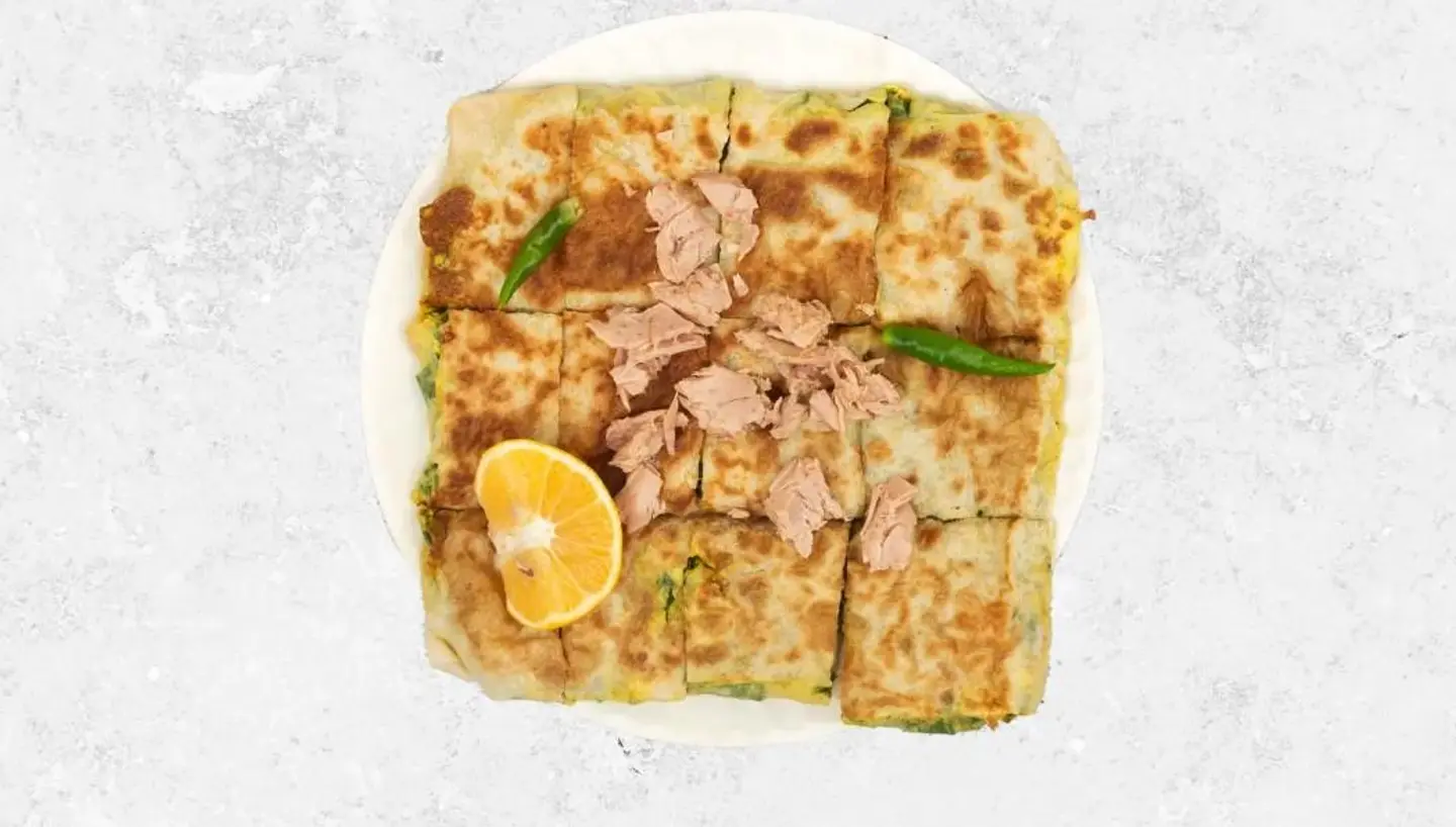 Vegetable Mutabbak With Tuna