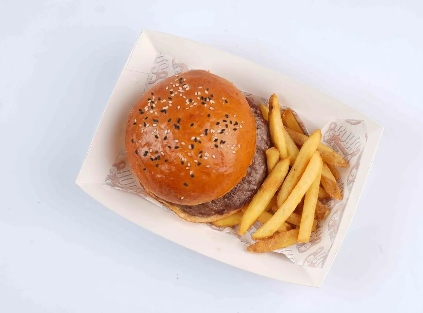 Classic Beef Burger W/Fries