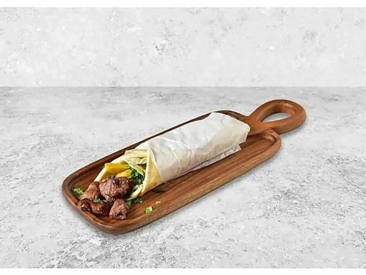 Beef Skewers Sandwich