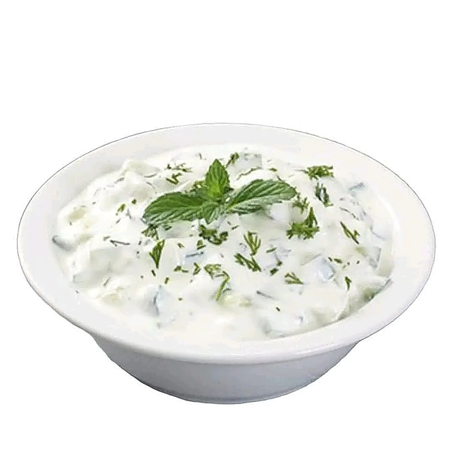 Laban With Cucumber Salad