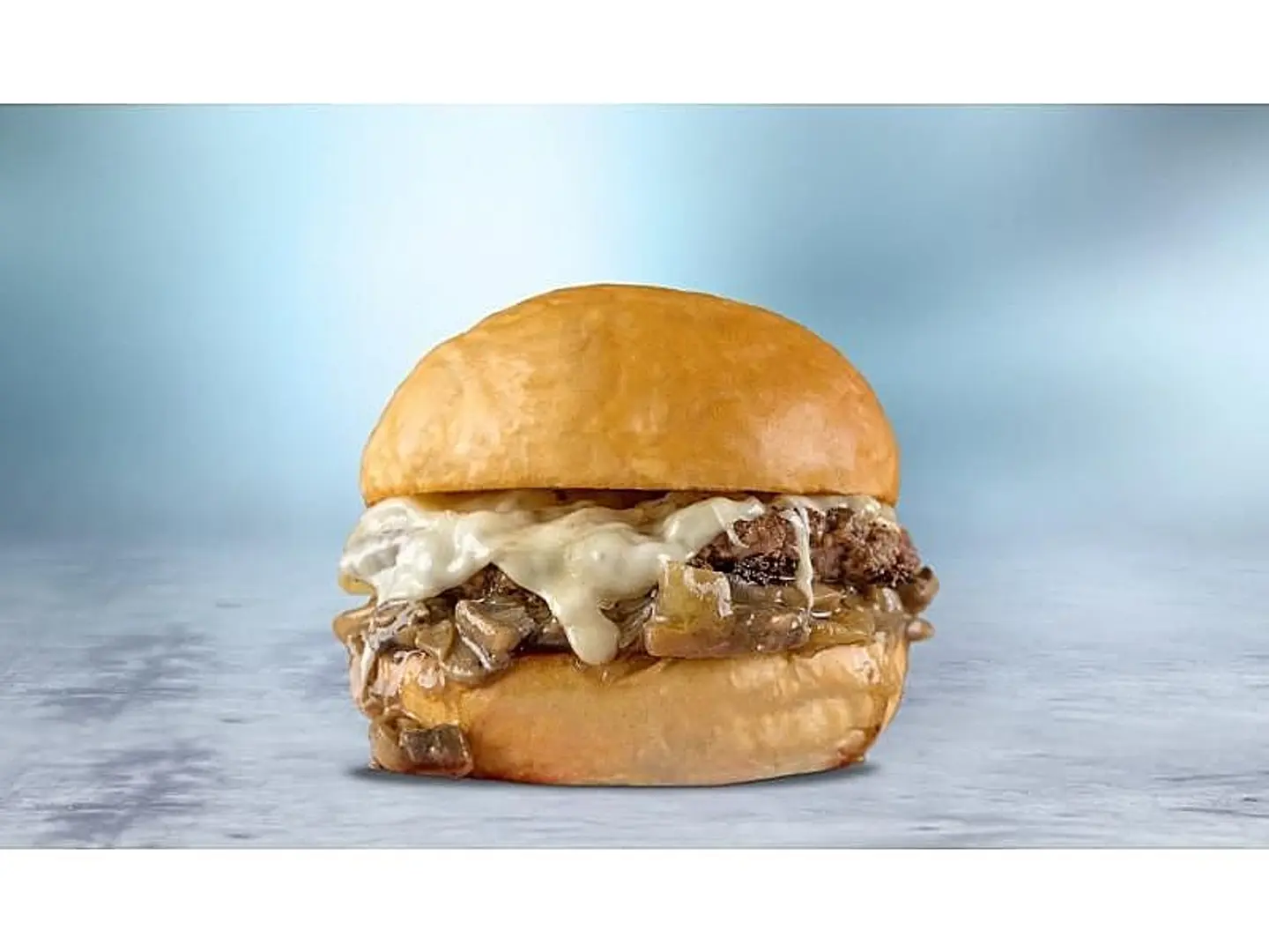 برجر لحم طازج مشروم