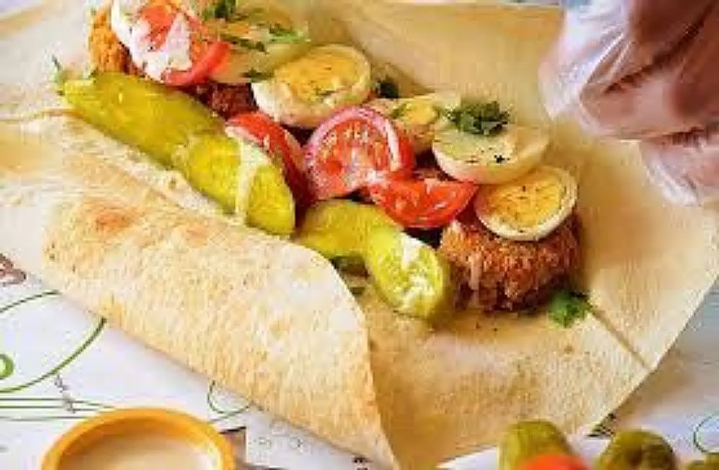 Falafel With Eggs