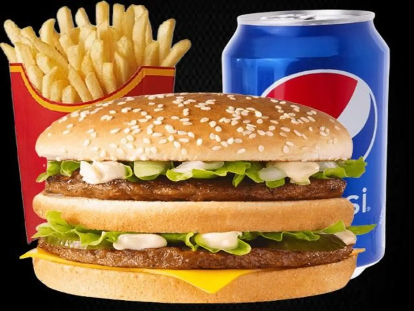 Double Beef Burger Meal