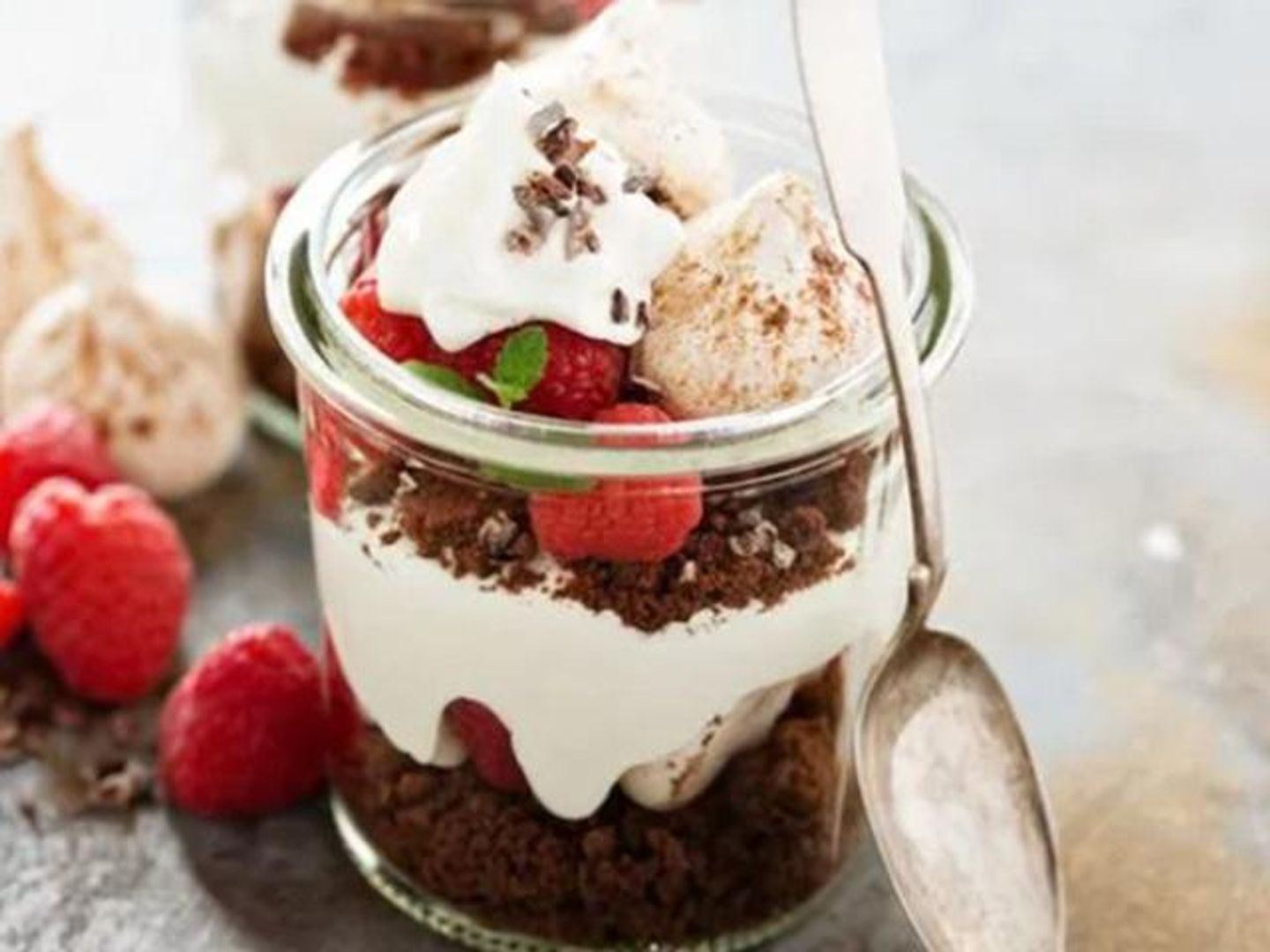 Cornflakes And Strawberry Cup
