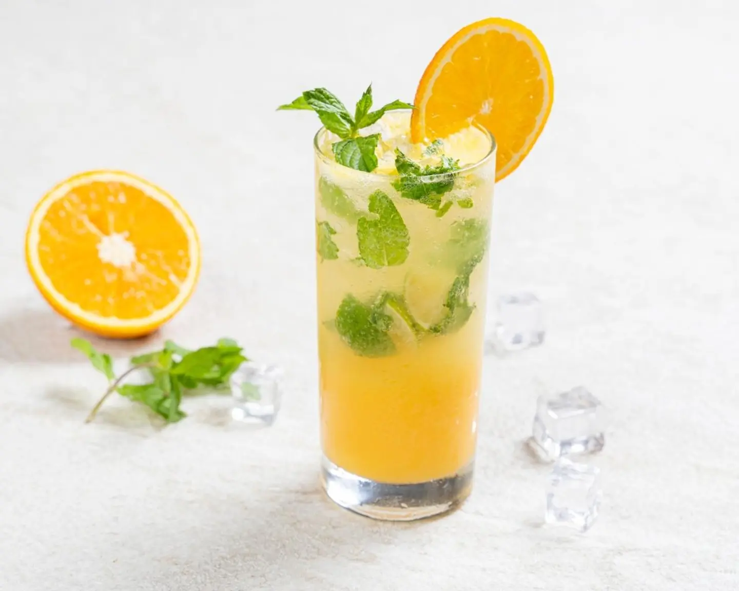 Blue Orange Mojito