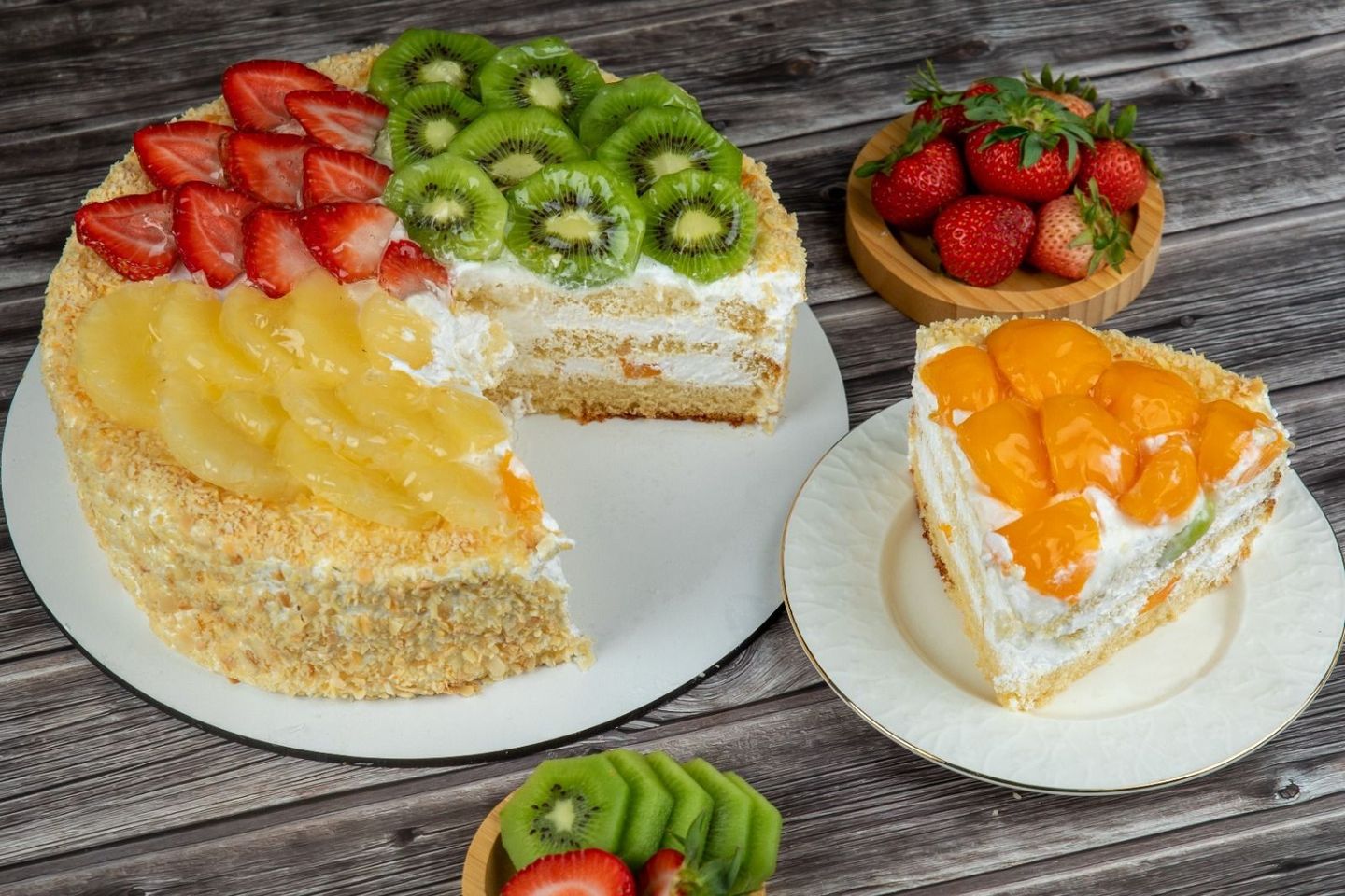 Piece Cake Fruits