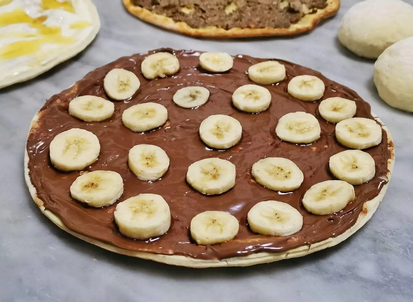 Nutella And Banana Manakish