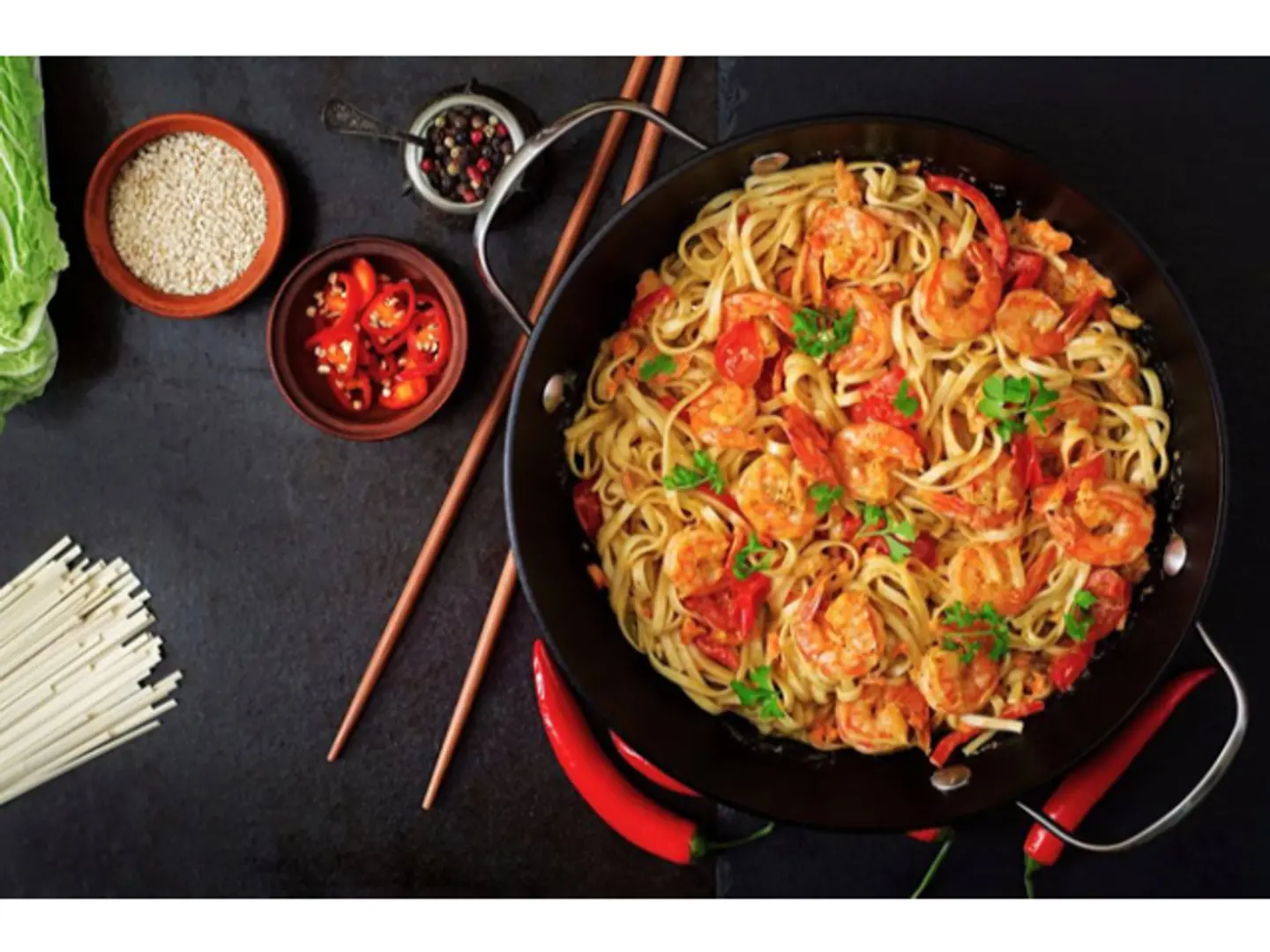 Shrimp Fettuccine Meal