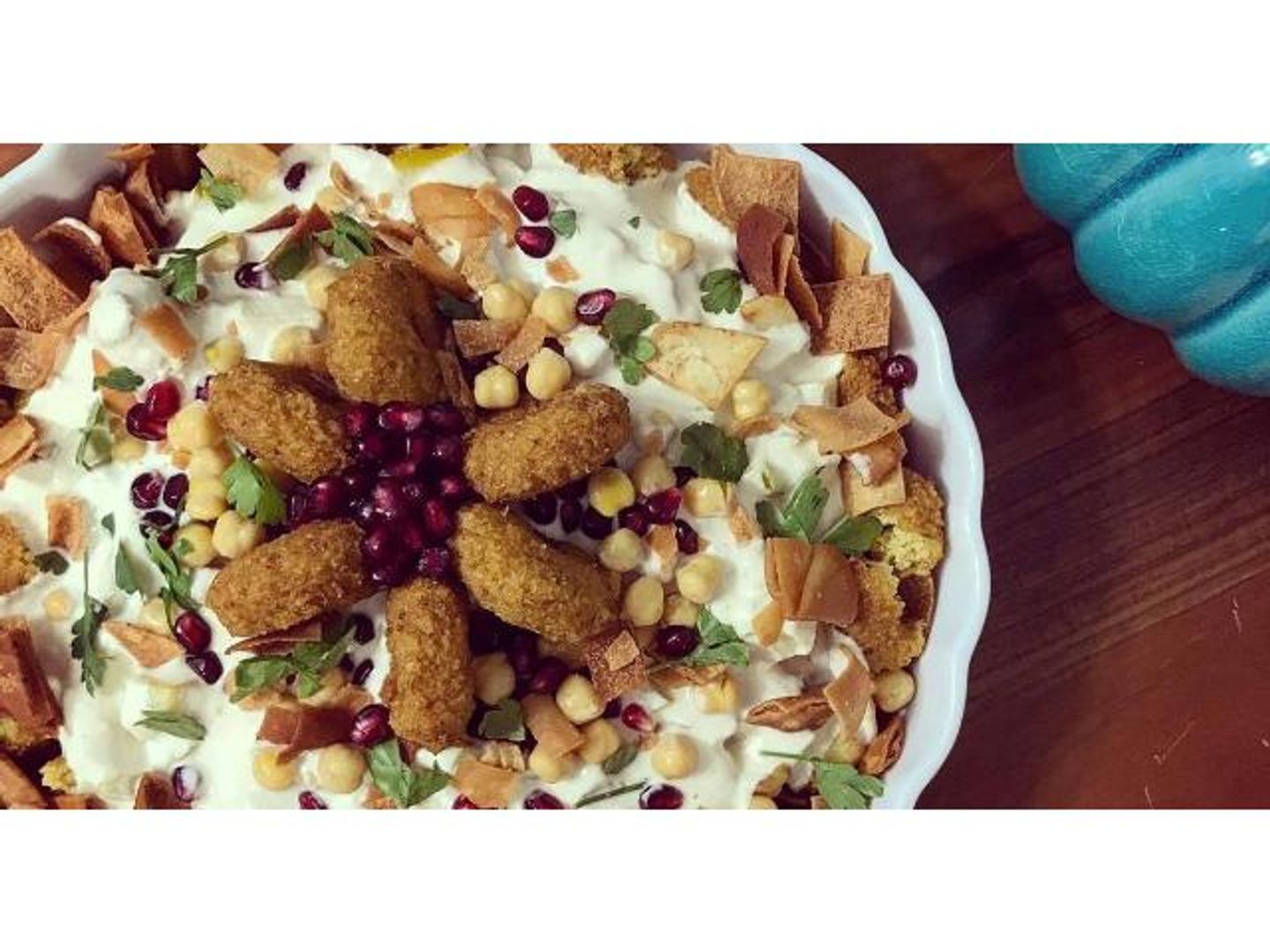 فتة فلافل