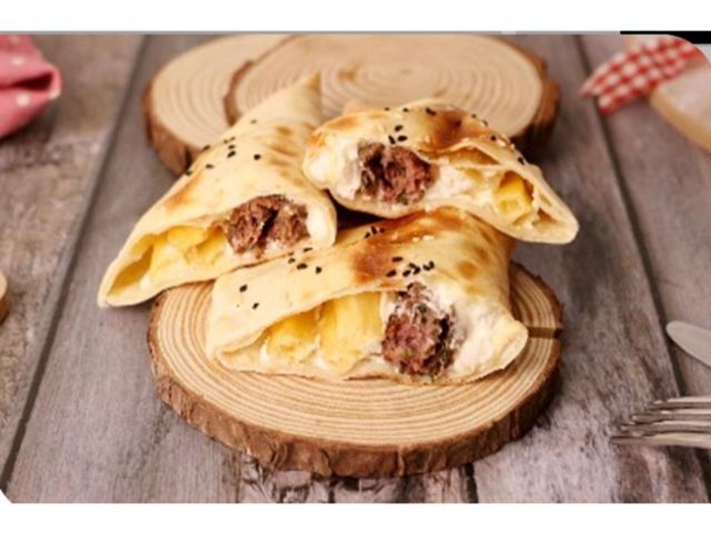 لبنه كباب مع البطاطس