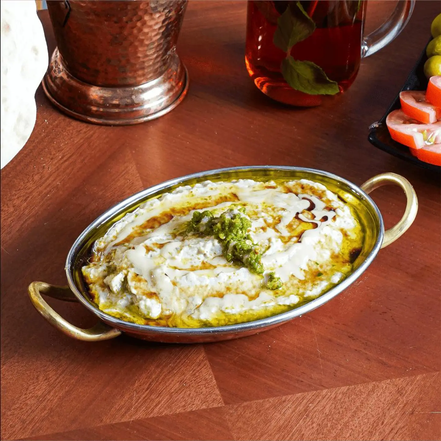 Mtabball (Eggplant Dip)