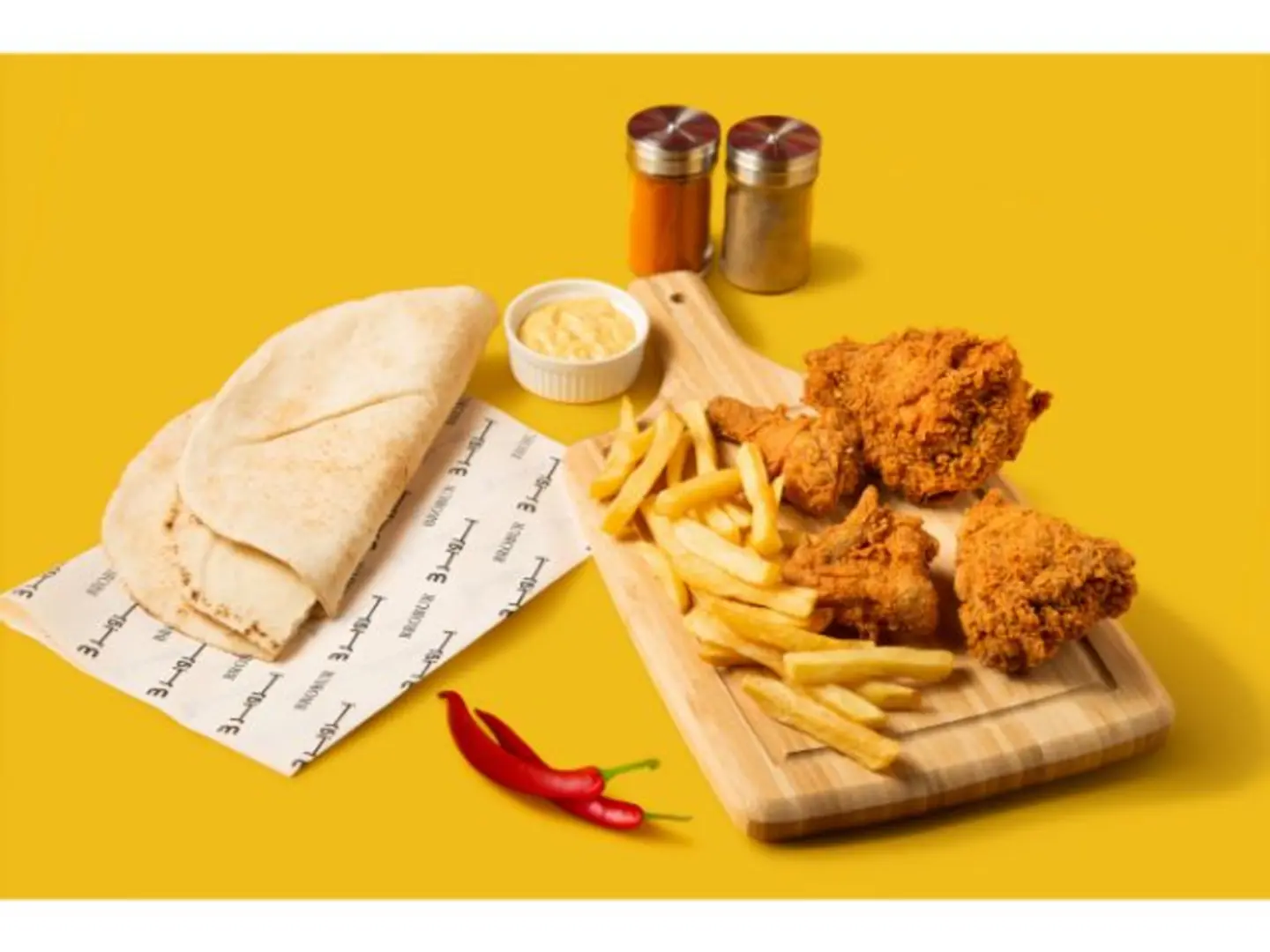 بروستد حراق 4 قطع