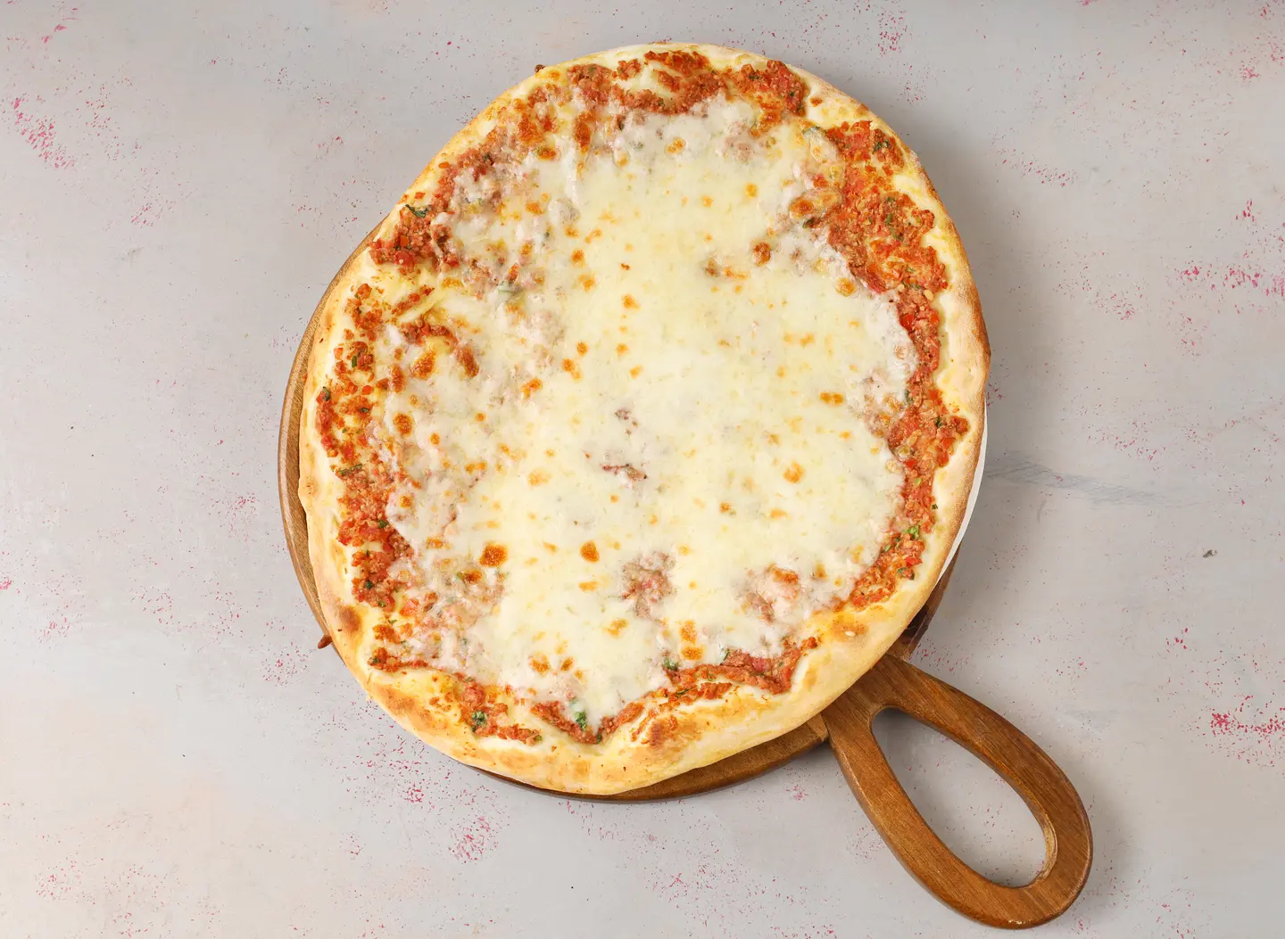 لحم مع الجبنة