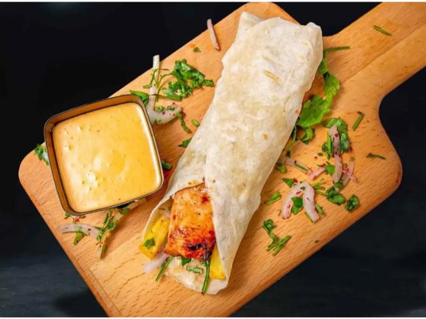 Chicken Skewers Sandwich