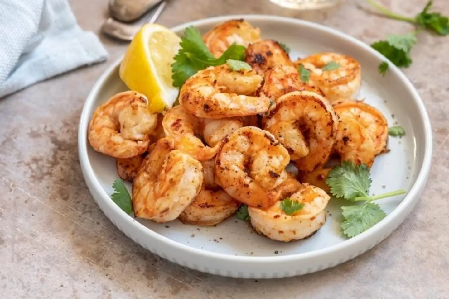 Dry Garlic Shrimp