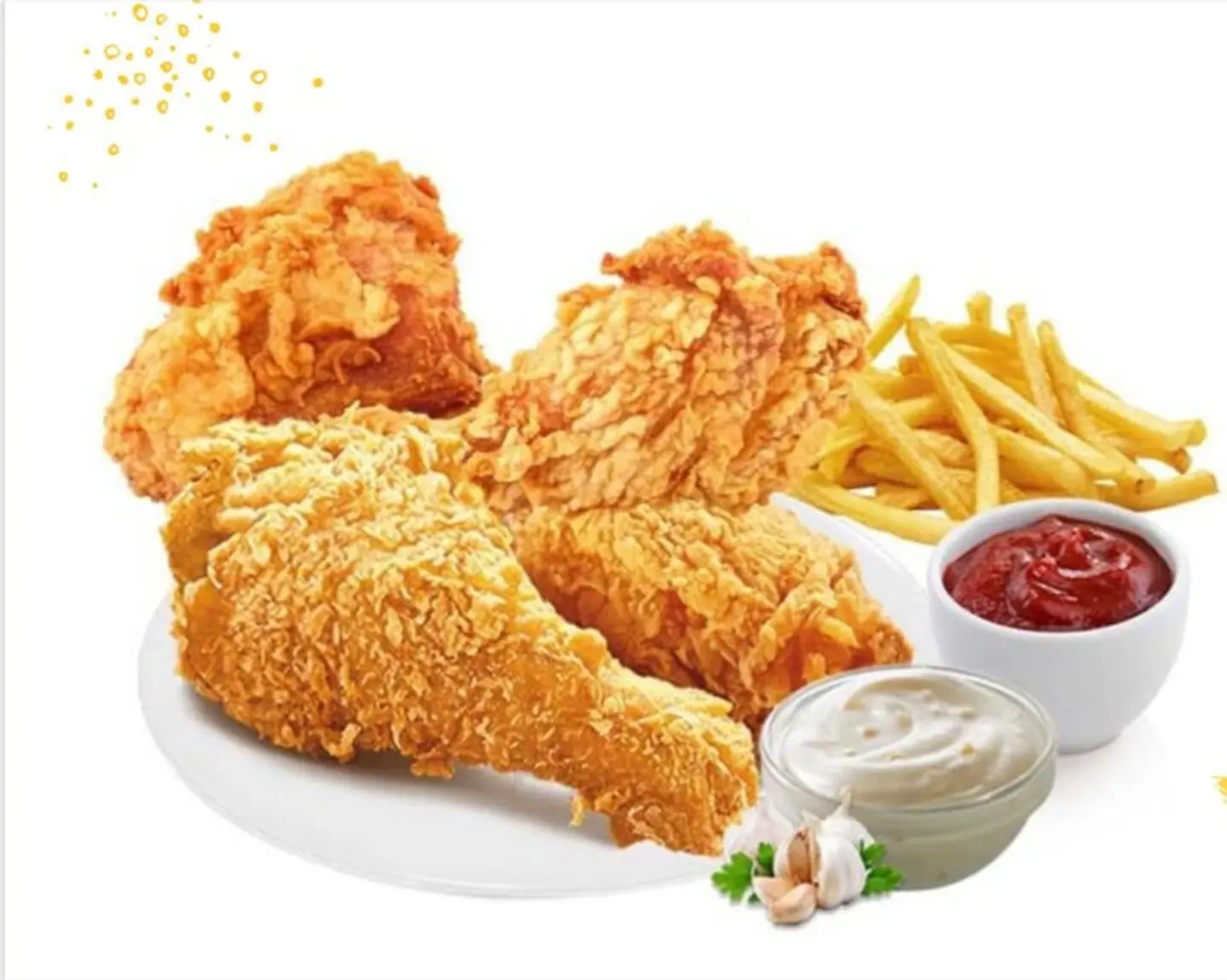 ربع حبة دجاج بروستد