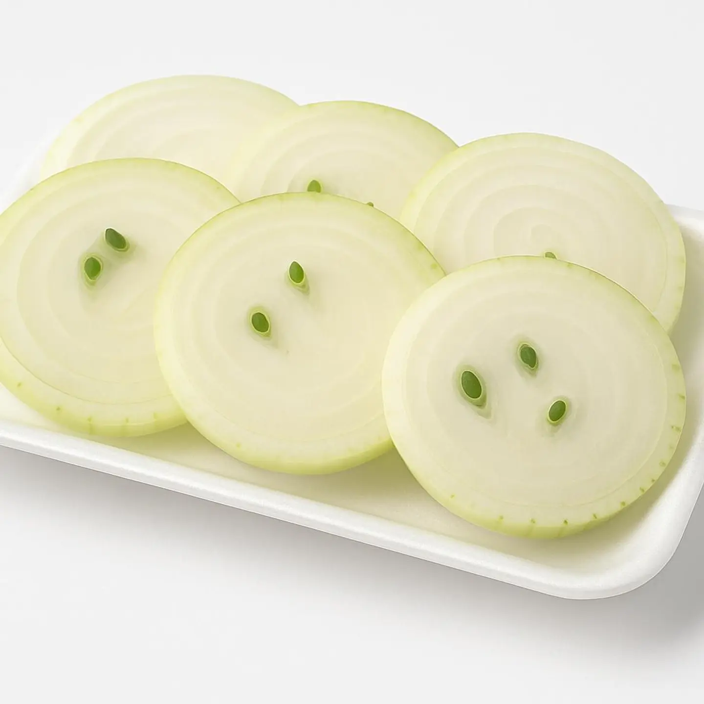 بصل ابيض حلقات علبه