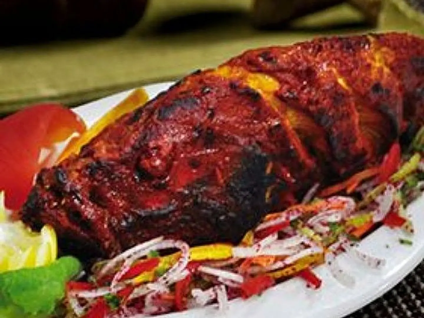 سمك هامور مشوي