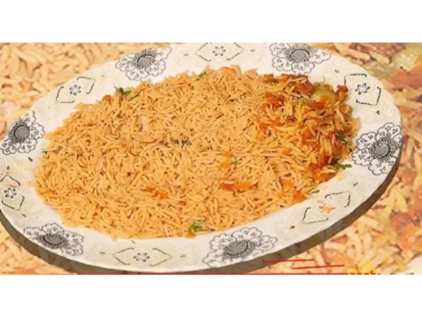 Bukhari Rice Plate