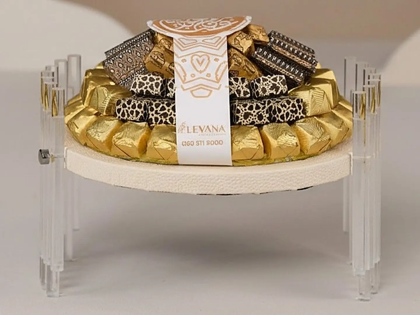 شوكولا بلجيكي صحن مغلف