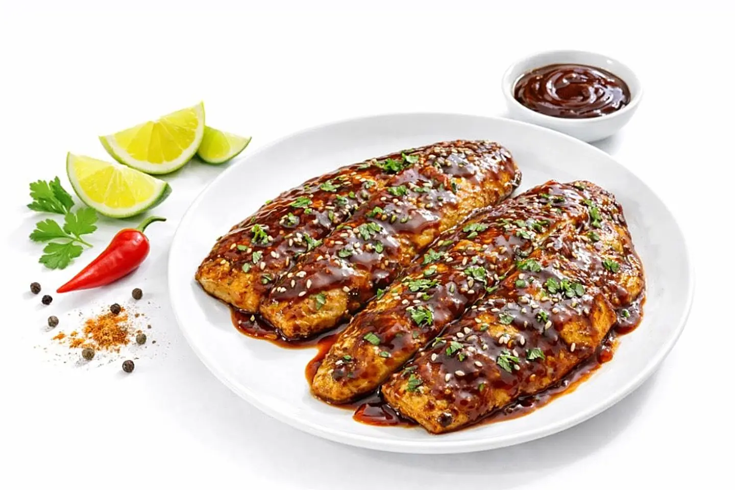 فيليه سمك بالباربكيو