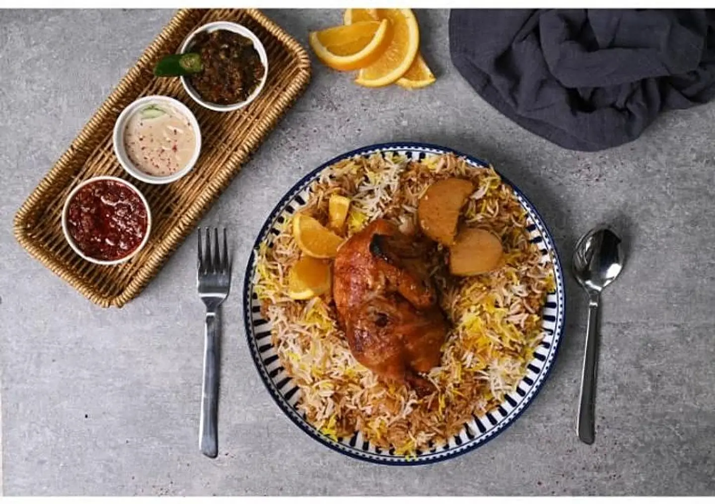 Half A Chicken Kabli