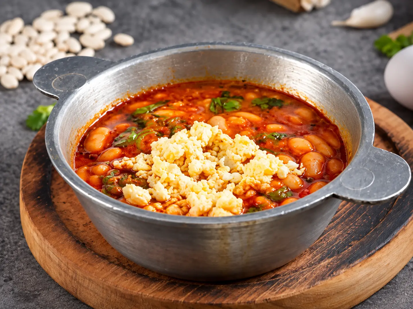 Beans With Eggs
