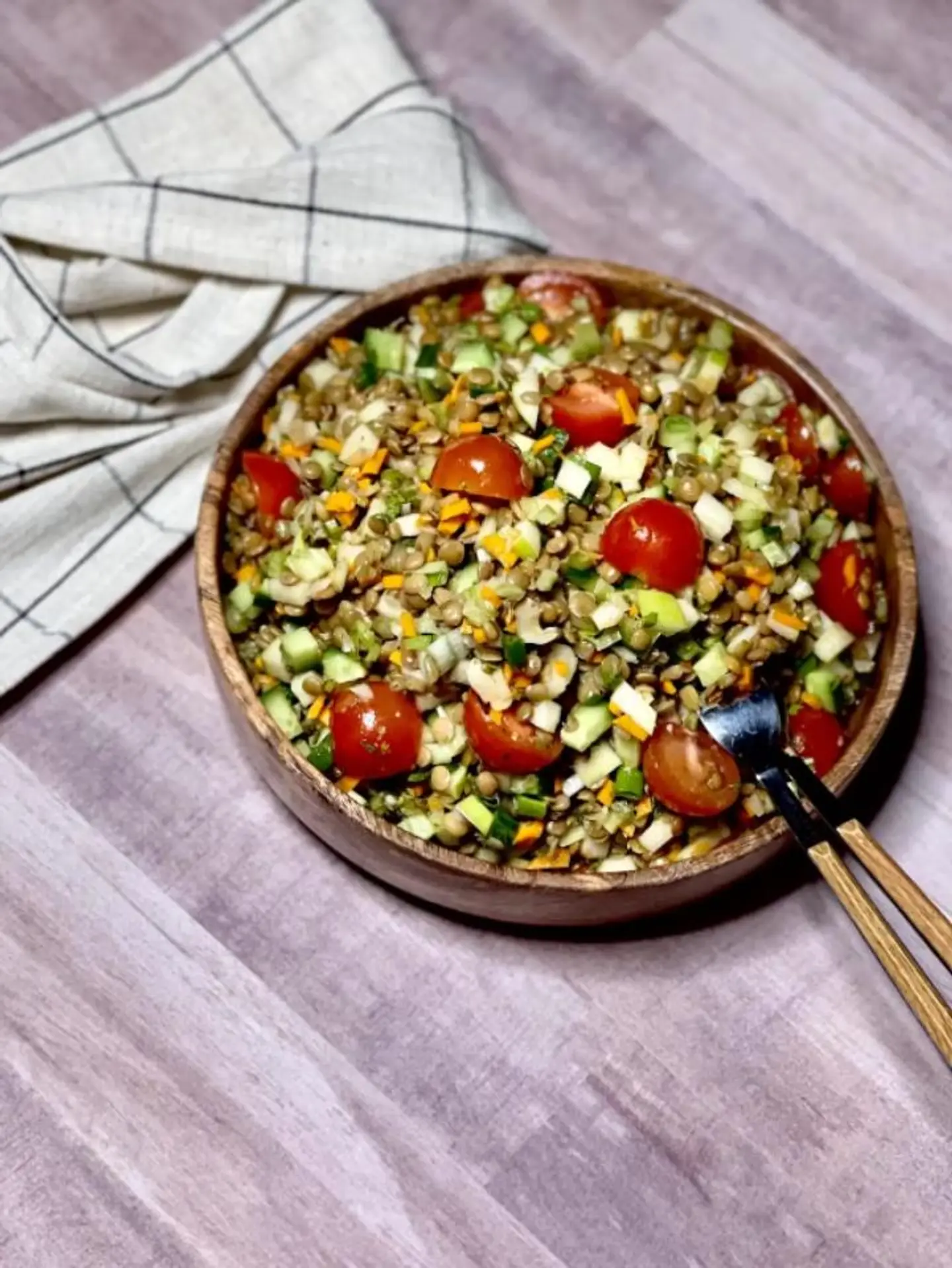 Lentil Fiesta Salad Box