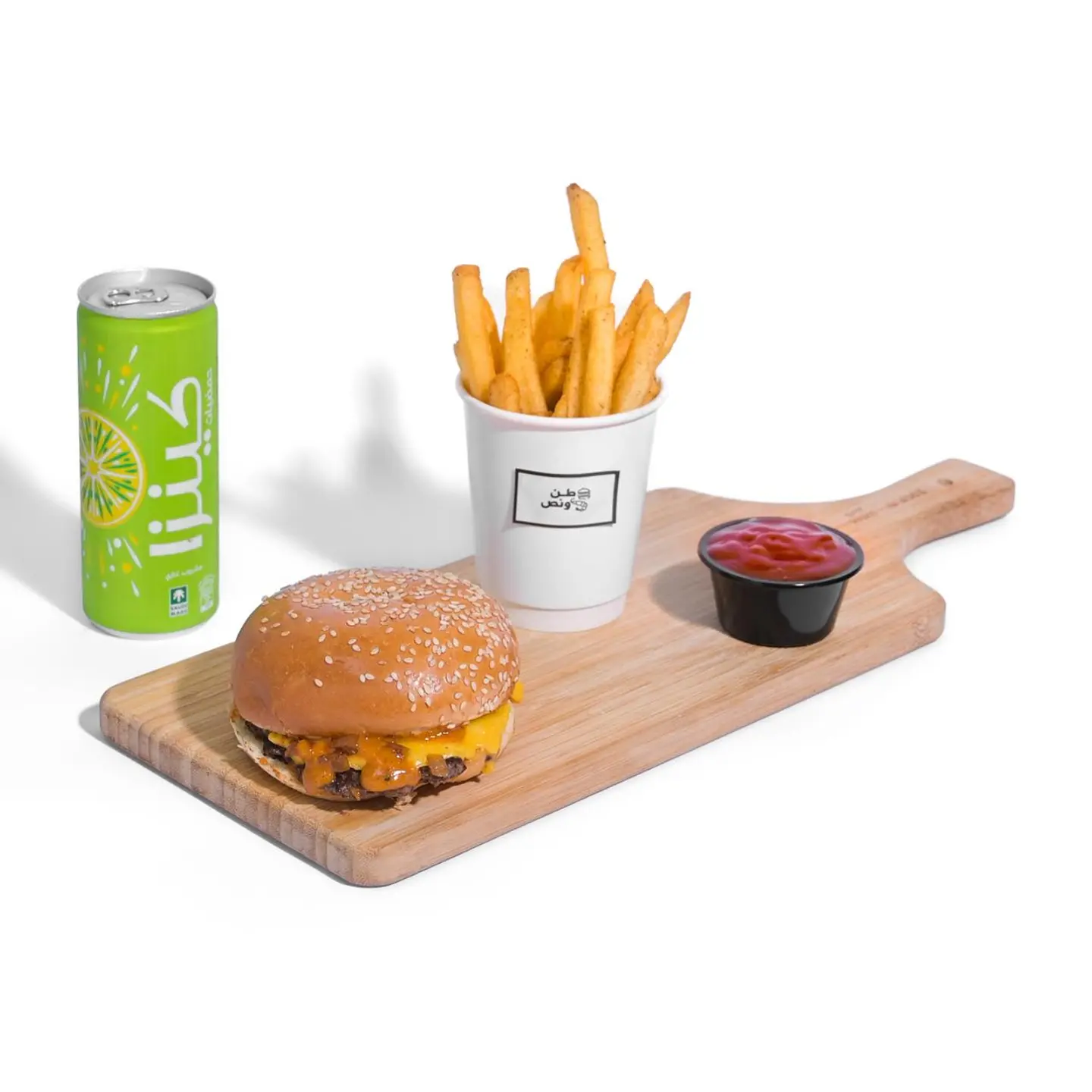 وجبة برجر لحم