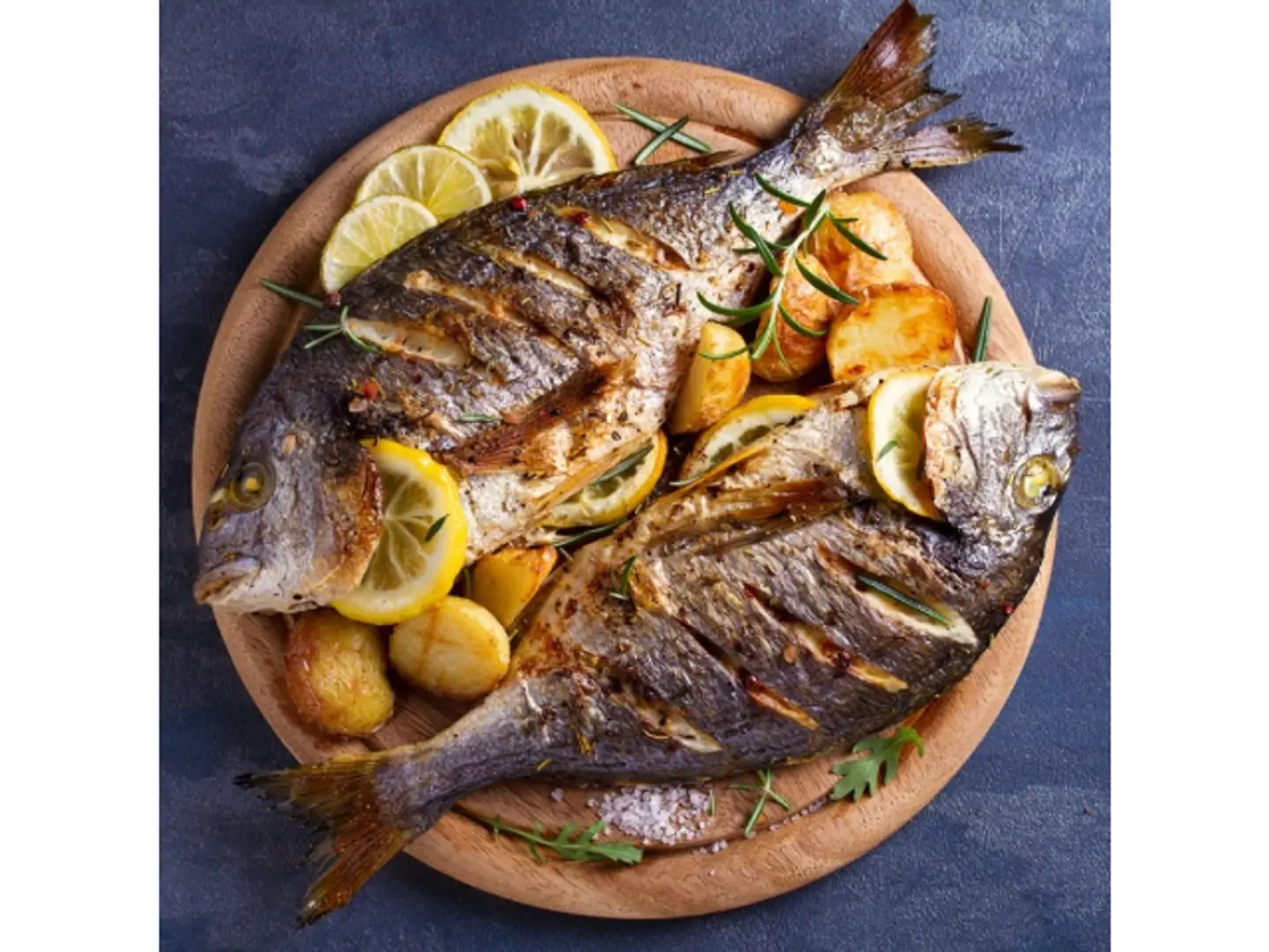 دنيس مشوي زيت وليمون - كيلو