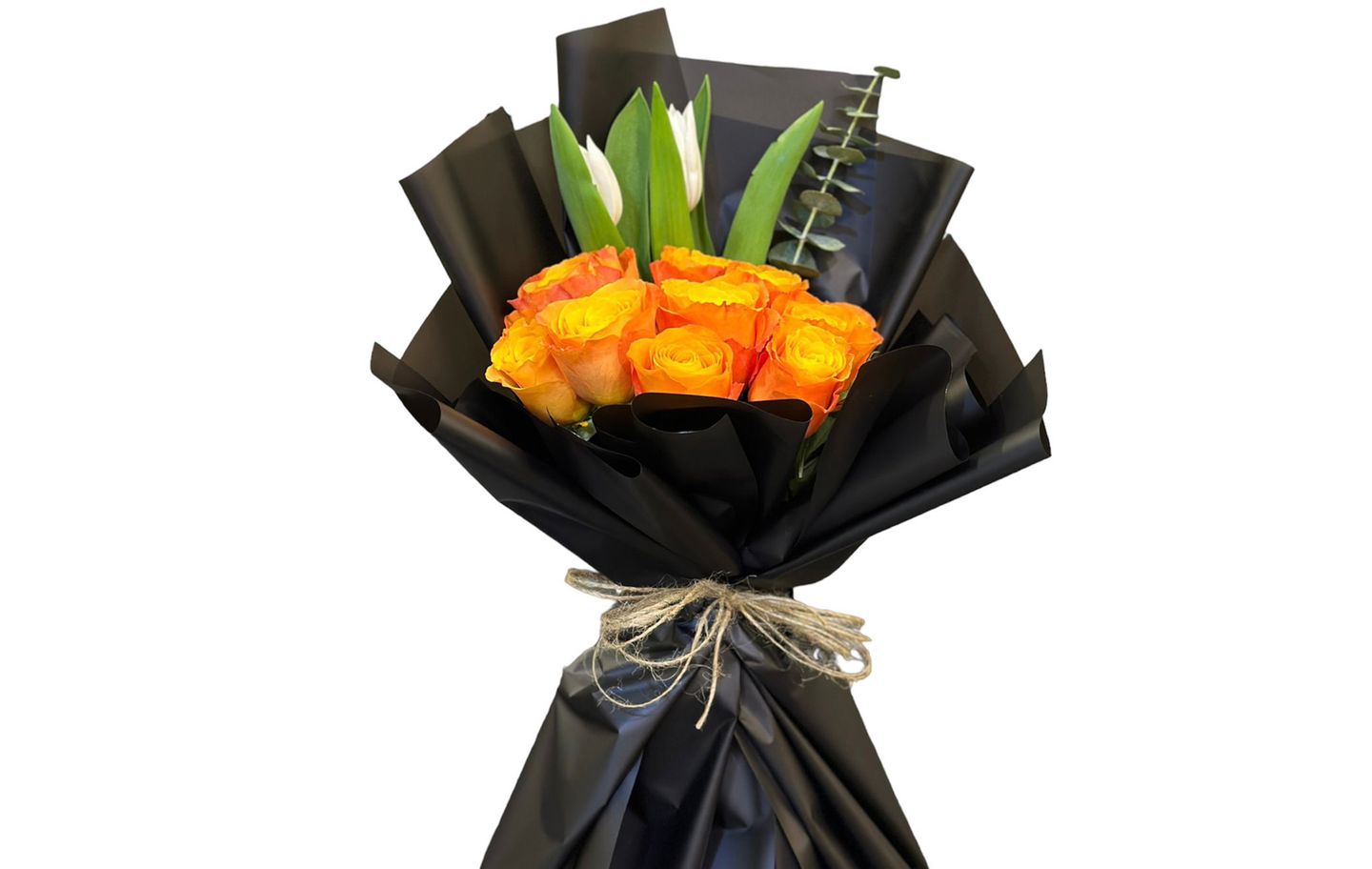 Orange Bouquet With Tulips
