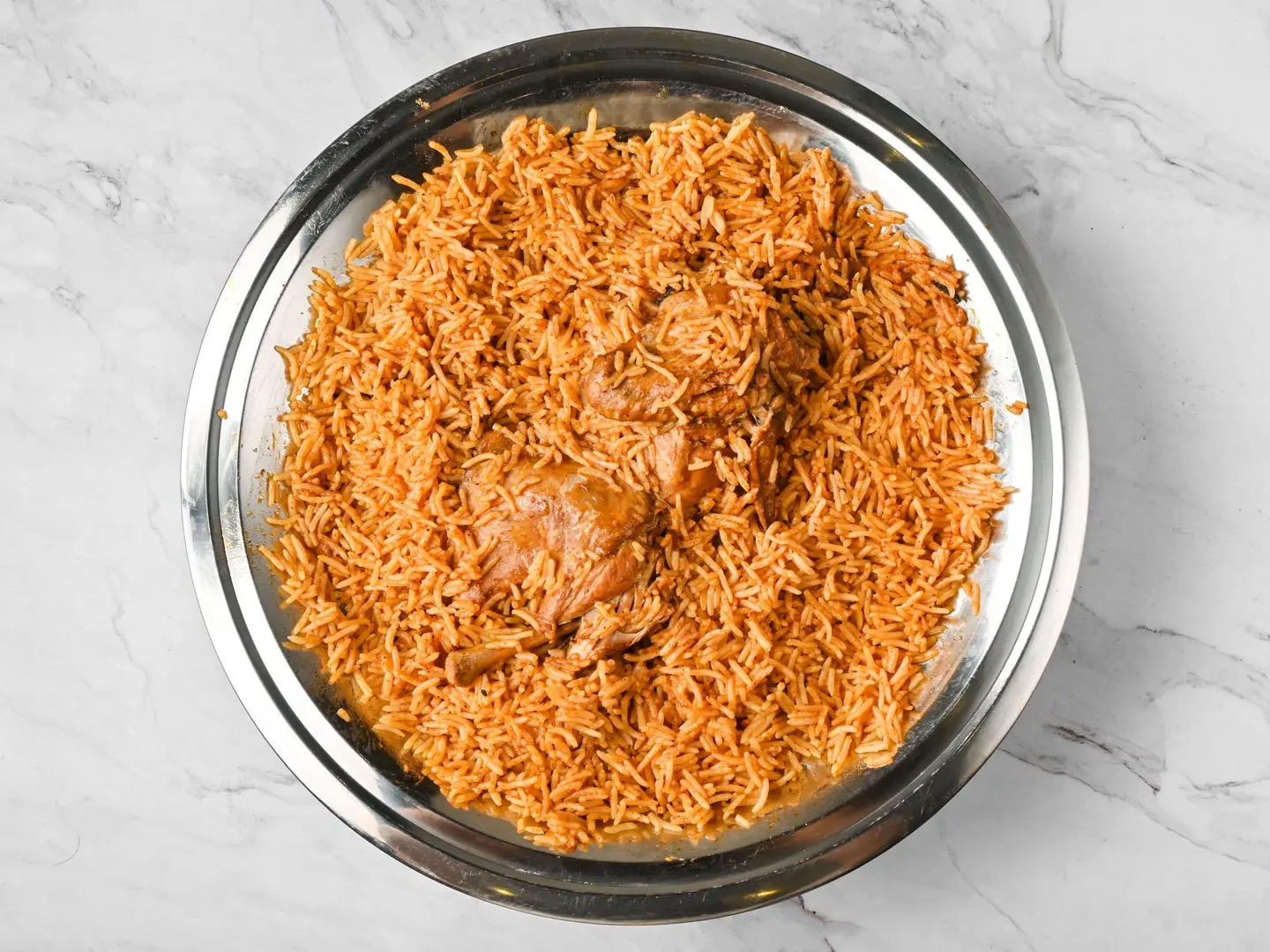 مضغوط دجاج مع الرز