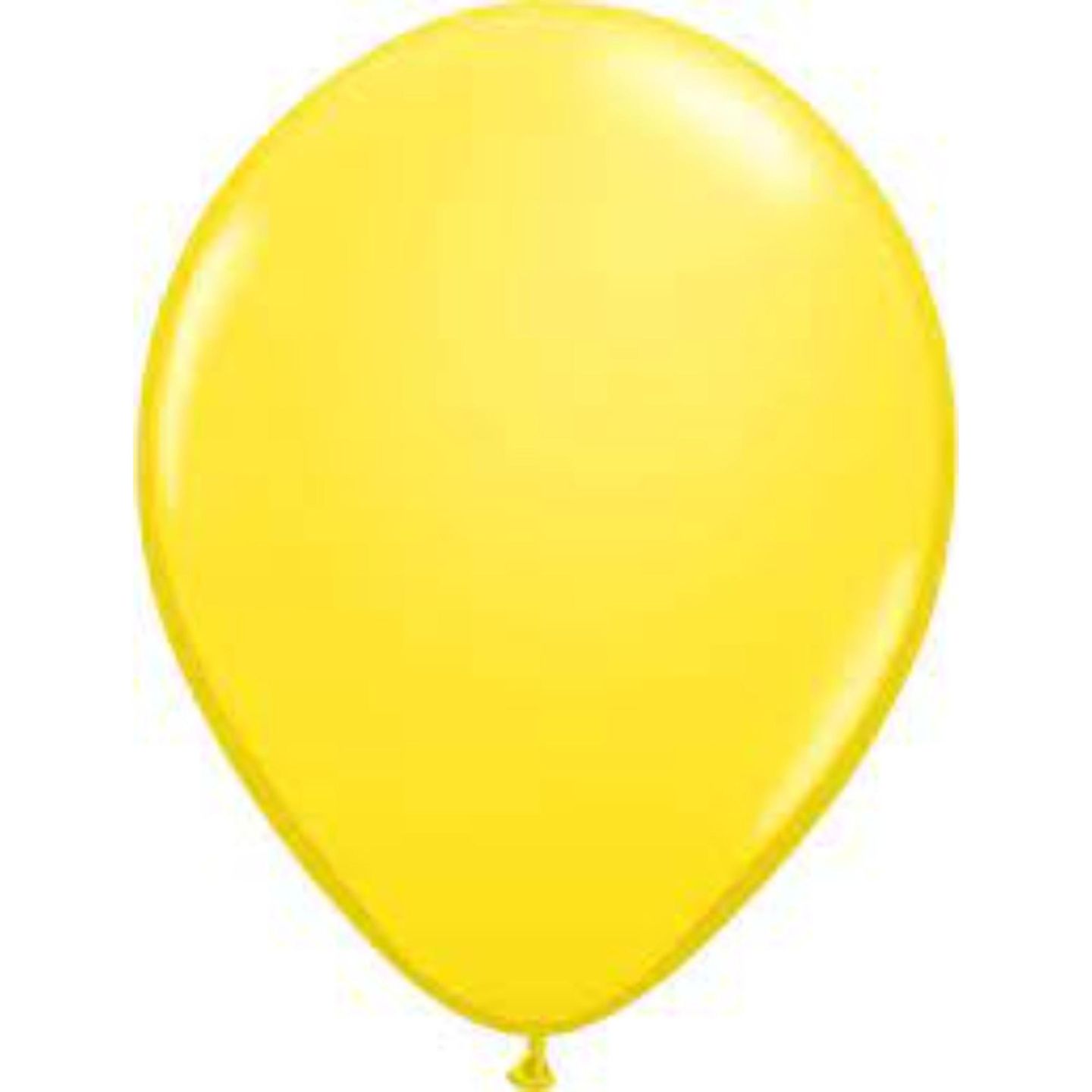 Yellow Helium Balloon