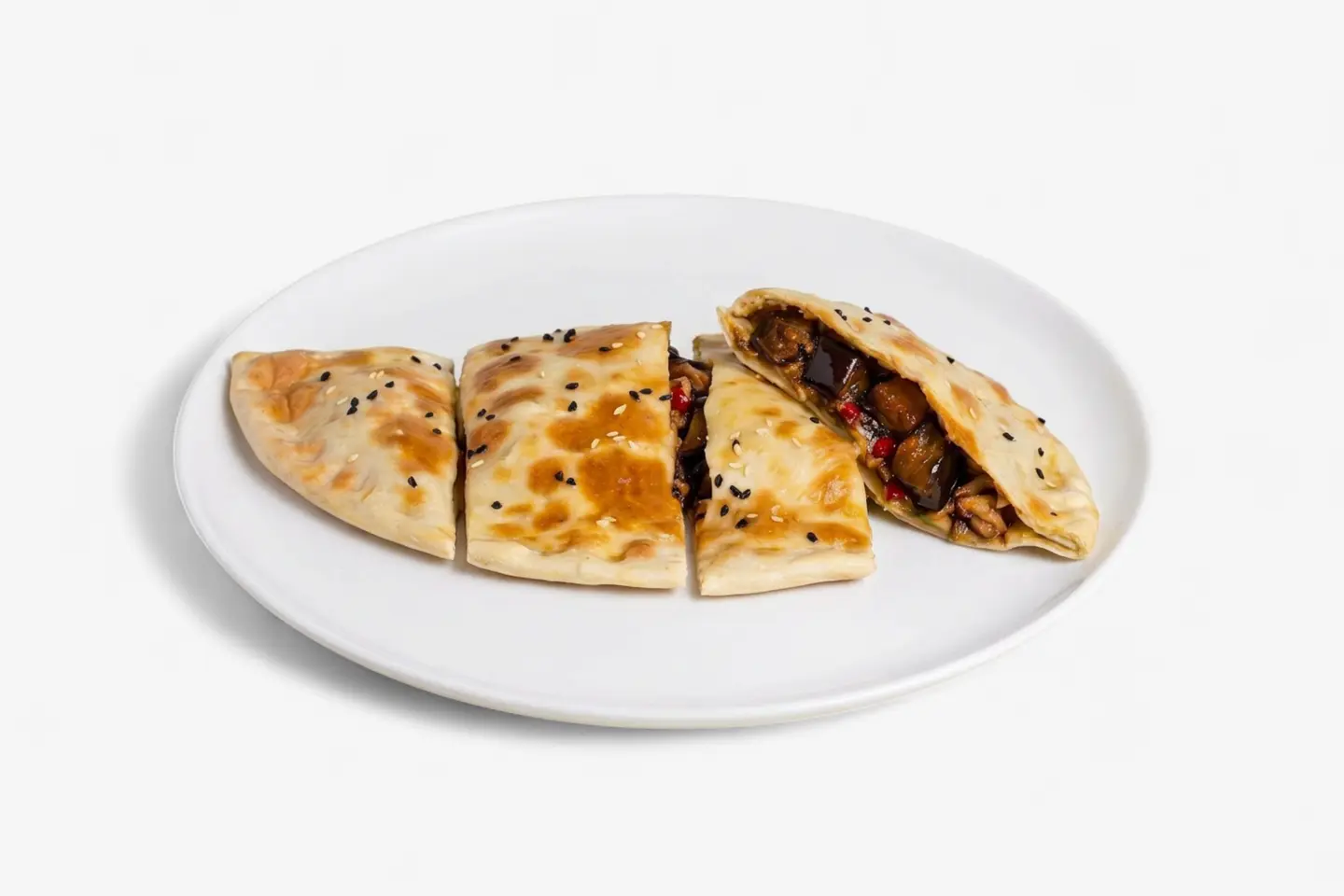 Eggplant Fatteh Pie