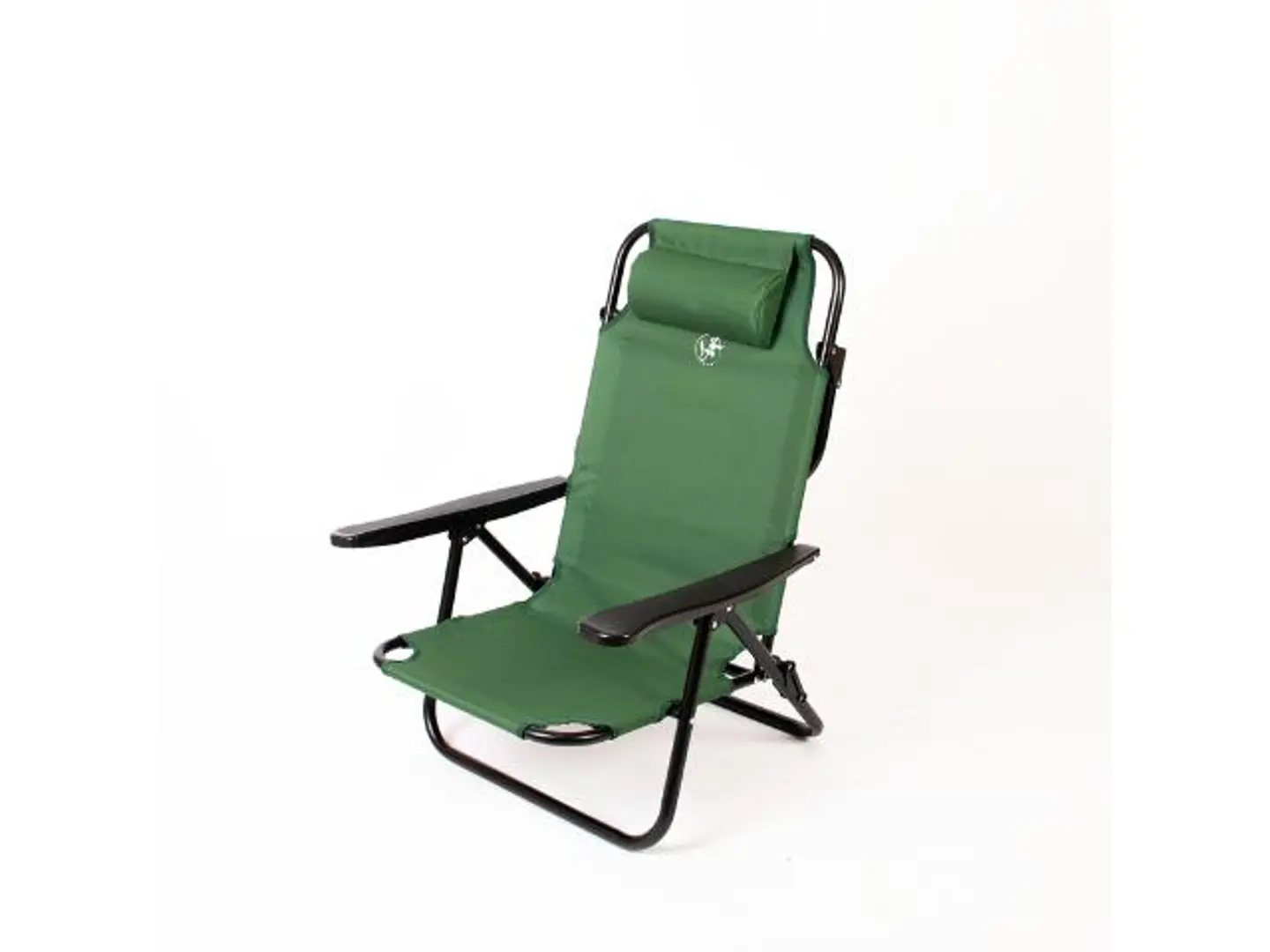 Qamra Folding Chair W/Pillow Green حبة