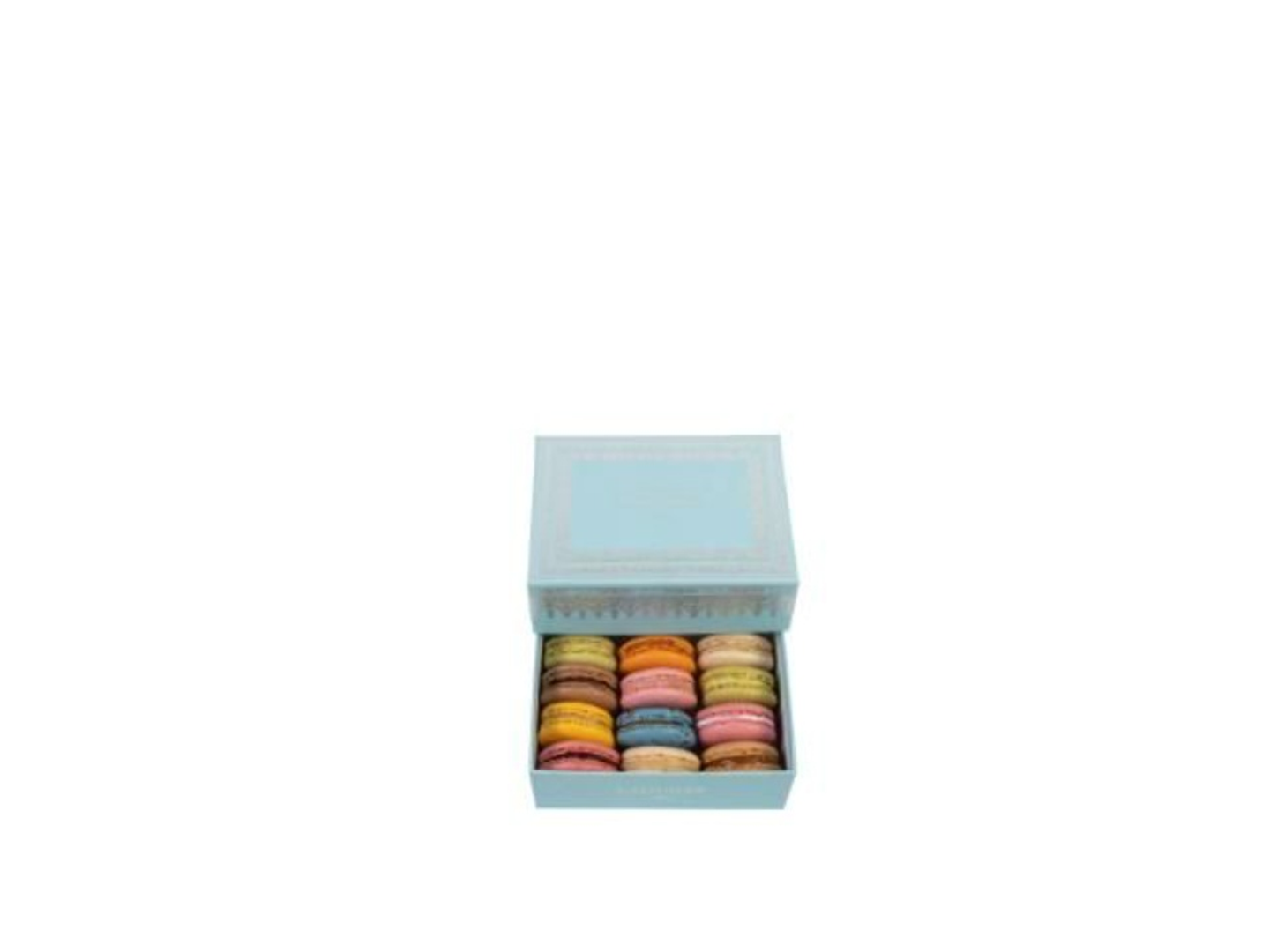 Blue Napoleon Macaron Box 12 Pieces