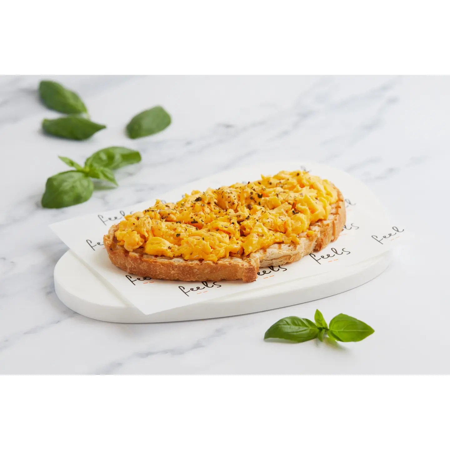 Scrambled Eggs With Cheese And Herbs