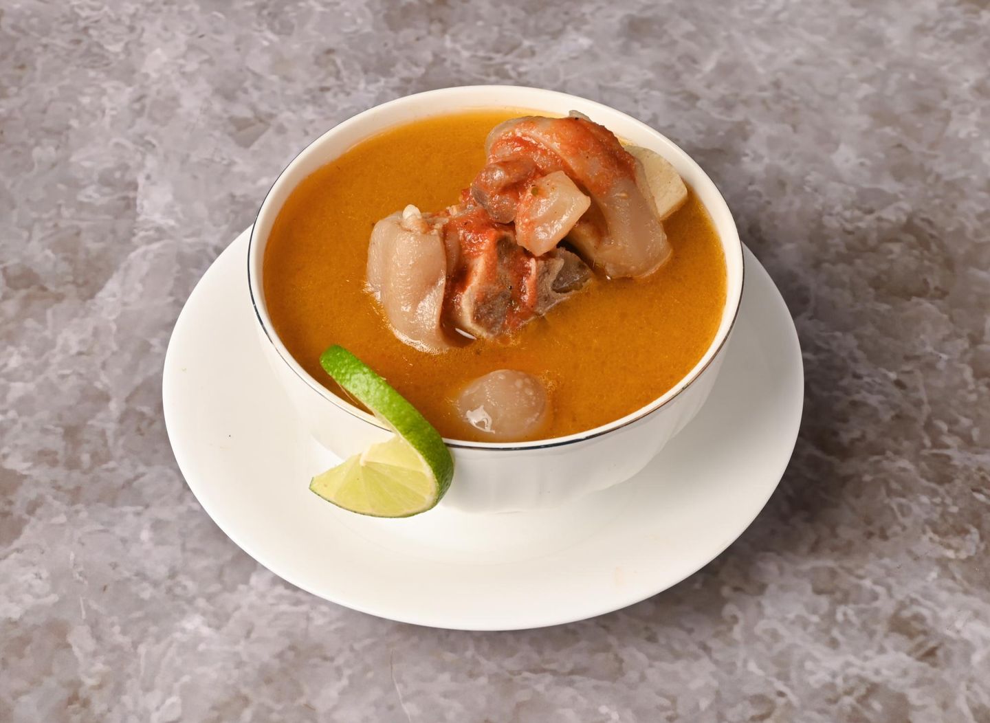 شوربه كوارع قطع
