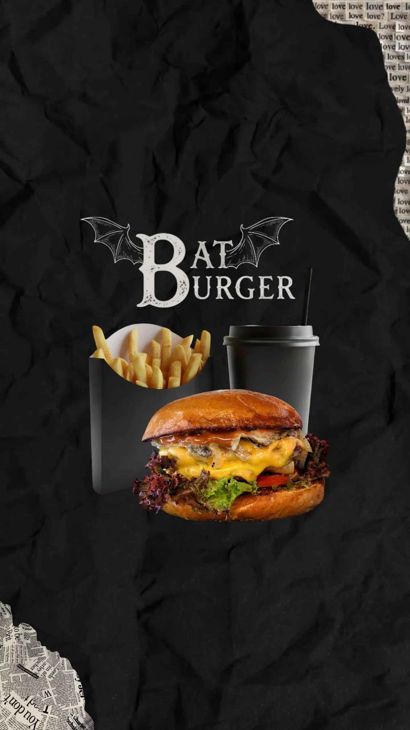 وجبة بات دبل بيف برجر