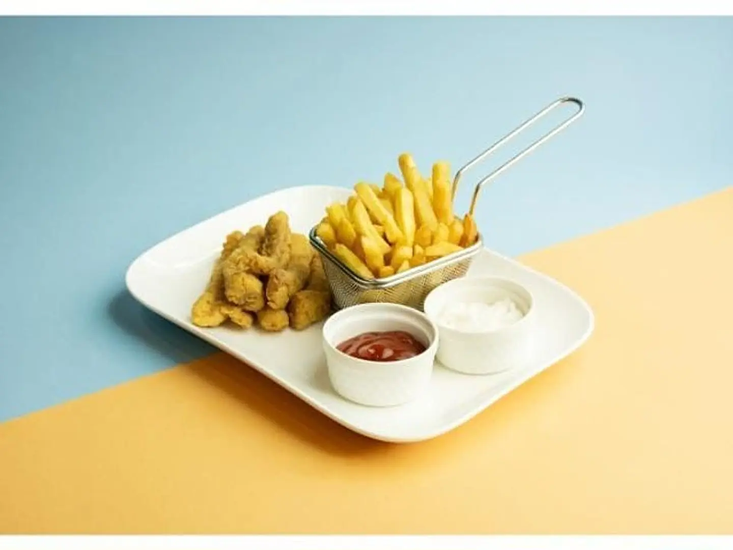 Fried Fish Fillet With Potatoes