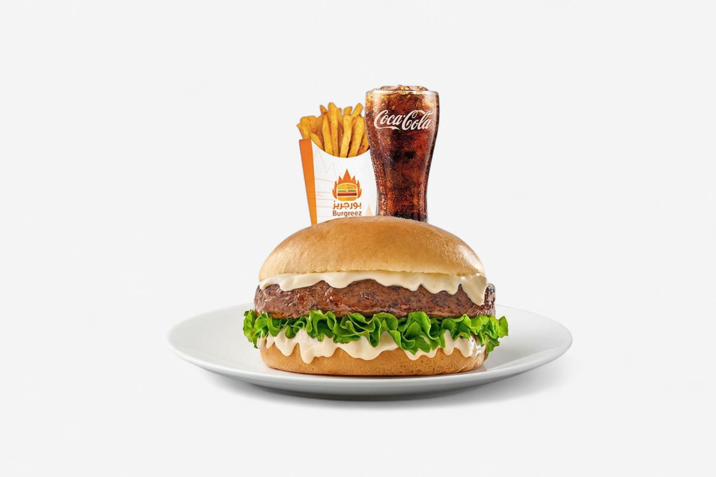Truffle Beef Burger Meal