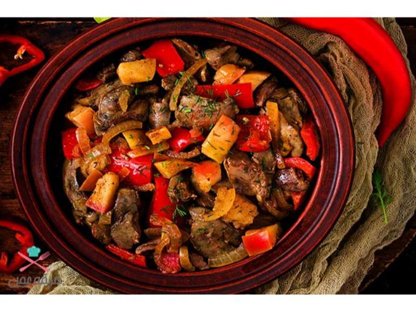 كبده بالجبن