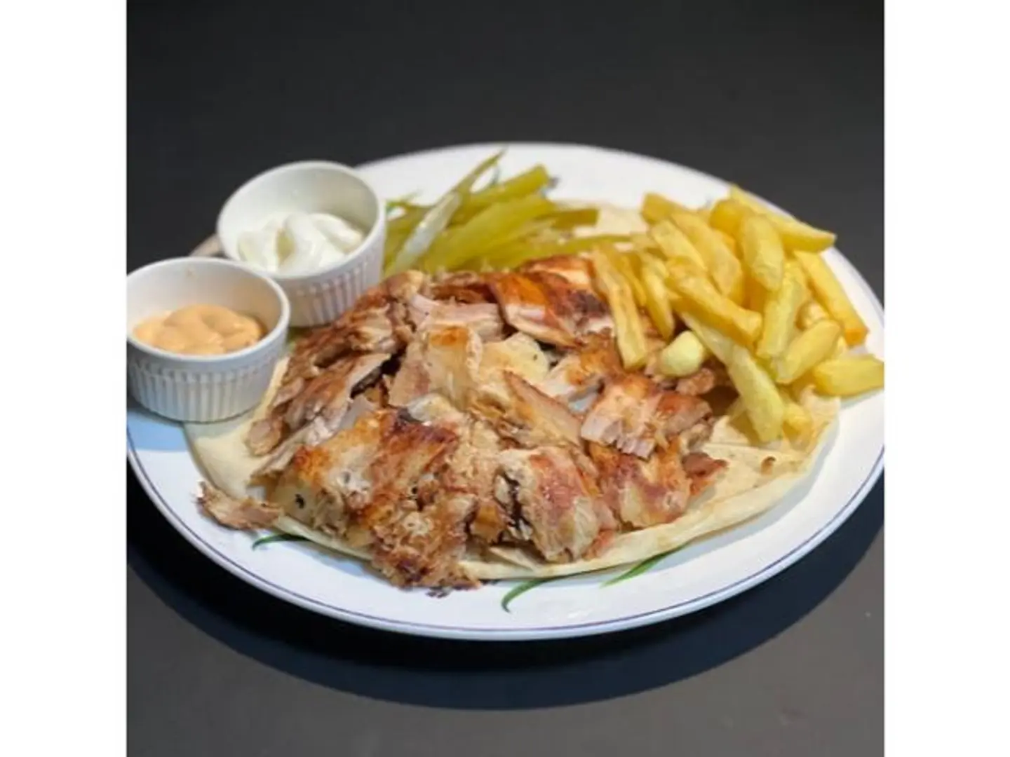 Shawarma Plate Slices