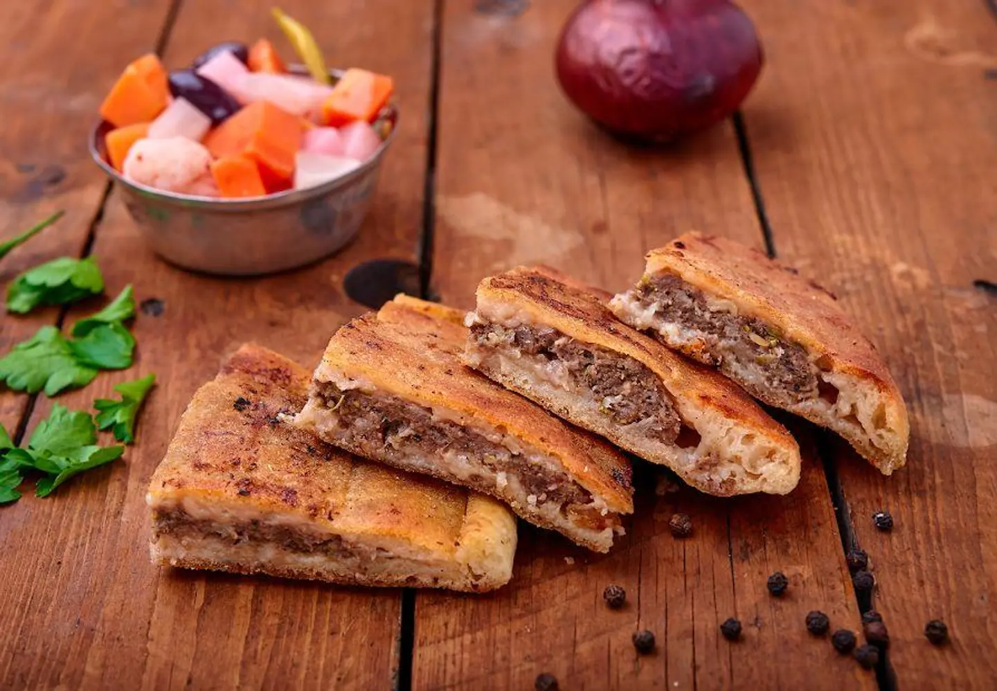 Beef Hawawshi With Cheese